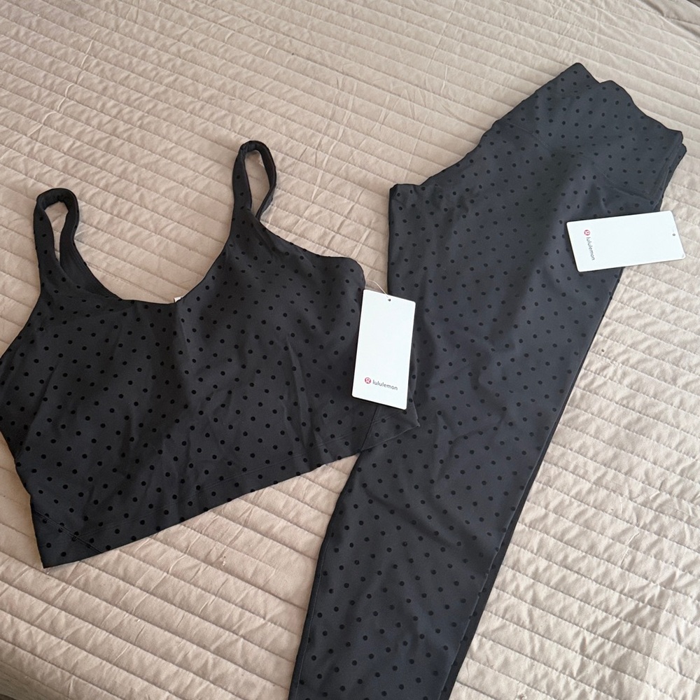 SOLD ❌ Lululemon Polka Flock Set - Size 14
